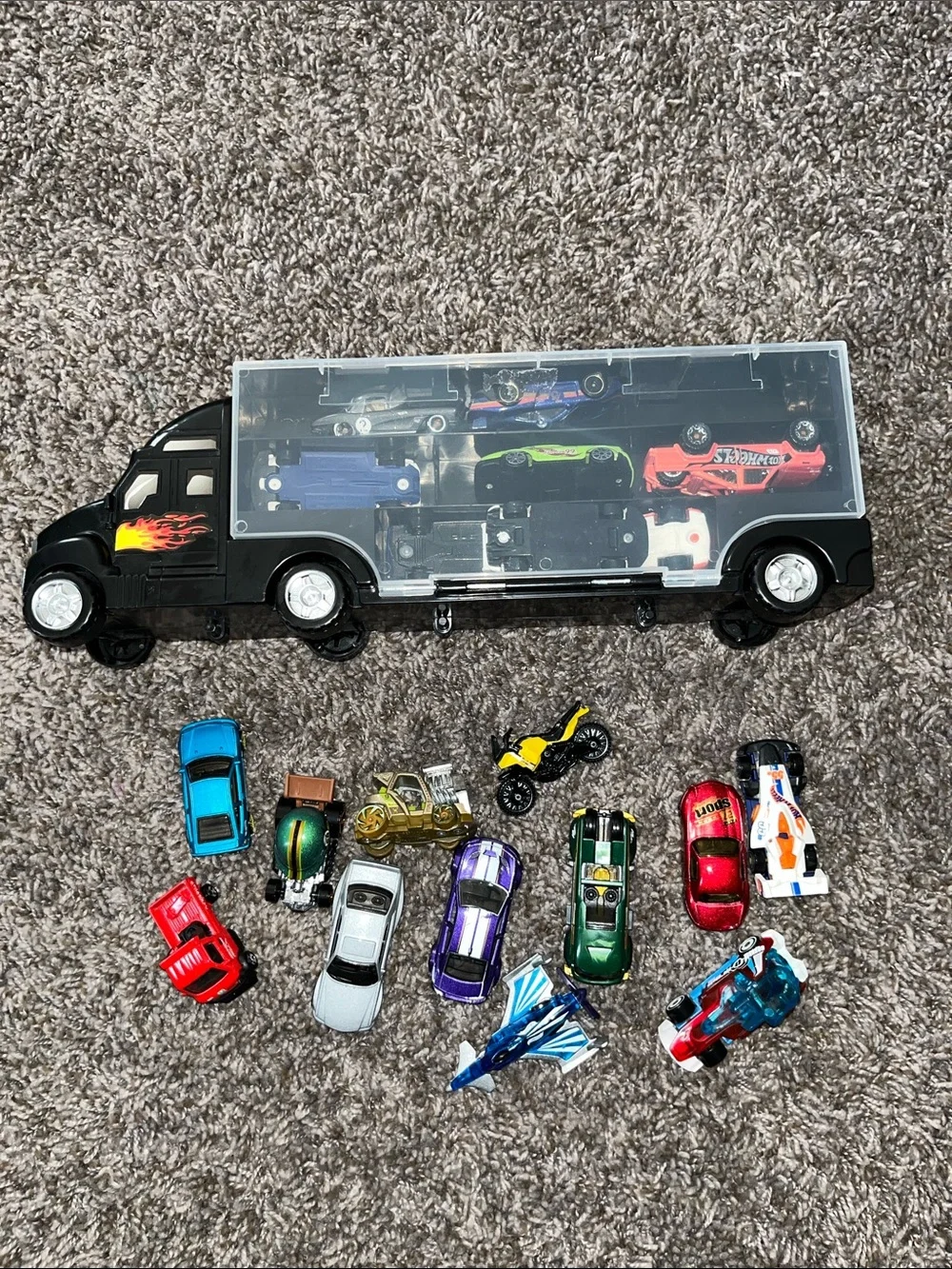 Hot Wheels Kids Toy Truck  Car Set